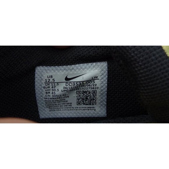 NIKE PRECISION VI 6 BLACK-METALLIC GOLD BASKETBALL SZ 12.5 US [DD9535-005] - Picture 6 of 10